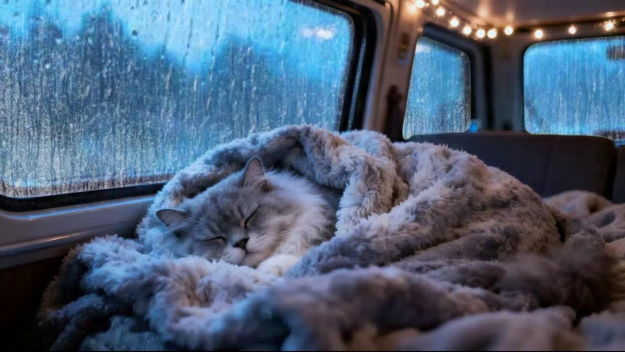 Deep Sleep Rain on Car Roof | Heavy Rainfall, Calm & Cozy Night