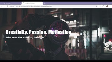 Responsive full screen Slideshow using just HTML/CSS | Code Snippet #9