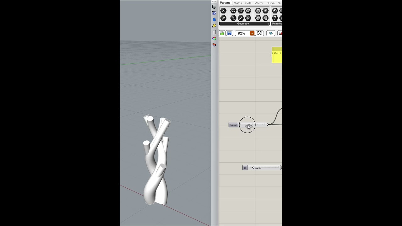 Growing branchwork (Astwerk) in Grasshopper