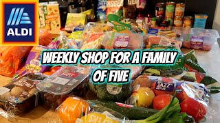 ALDI GROCERY HAUL ~ Feeding a family of 5!