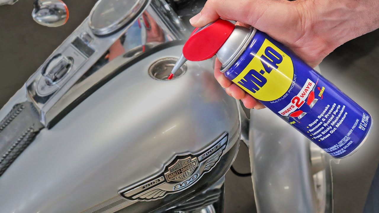 The One WD-40 TRICK every motorcycle rider NEEDS TO KNOW