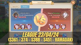 League (23/04/24) [S361 - 374 - S388 - S451 - Ramadan] - Cloud Song