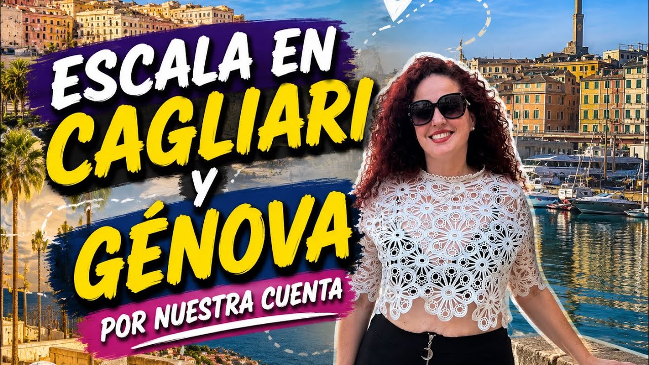 CAGLIARI Y GÉNOVA : qué ver en una escala de crucero 🇮🇹 | Todo en pocas horas!