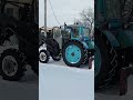 Трактор Т-40 АМ расчистка улицы от снега☃️🌨️ зима 2023