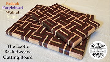 The Basket Weave Cutting Board