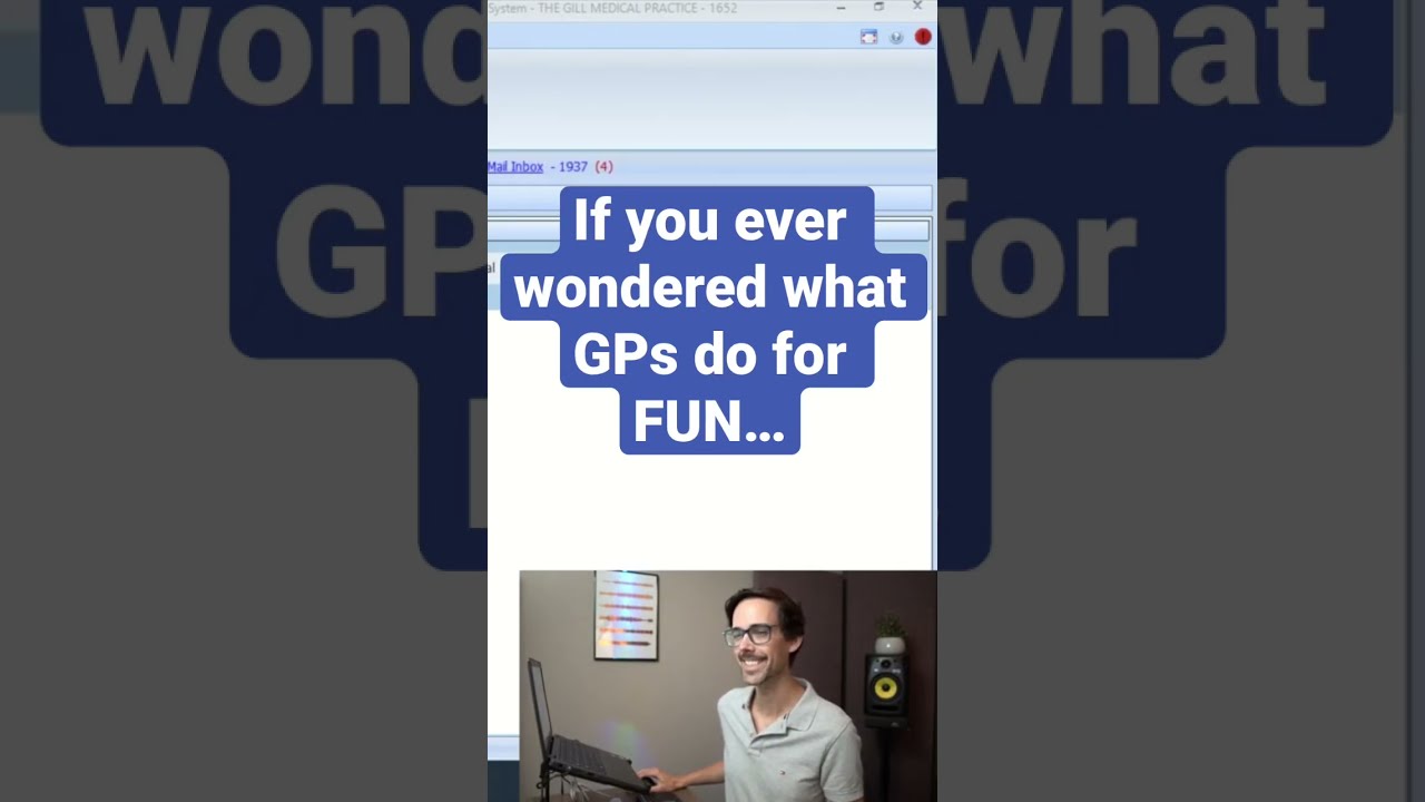 Rare footage of a GP having fun… 