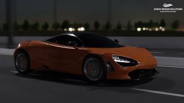 Realistic car Animation | Mclaren | Blender Car Animation | Blender 3D | Cinematic 3D Animation