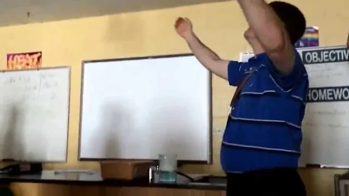Student sets teacher hands on fire (Science Experiment)