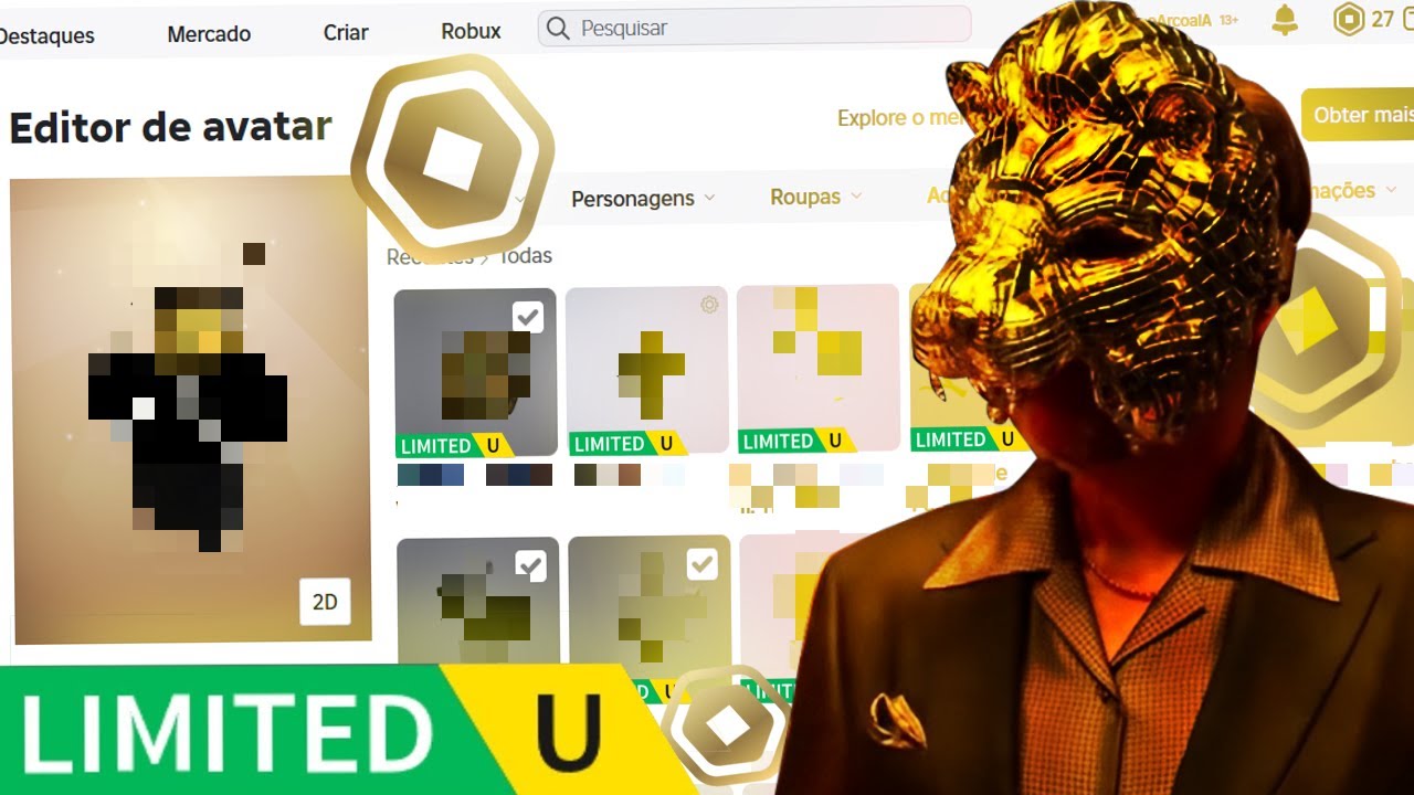 COMO FAZER A SKIN DOS VIPS DE ROUND 6 NO ROBLOX💸🤑. - YouTube