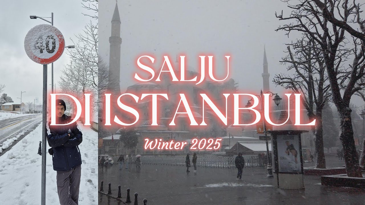 Istanbul Snowy in Winter | Salju di Istanbul 2025