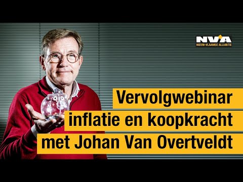 Vervolgwebinar inflatie en koopkracht met Johan Van Overtveldt