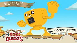 Non-Stop Action! | 4K Compilation | Adventure Time: Side Quests | Cartoon Network