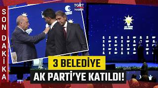Tuzla, Şile Ve Çekmeköy Belediyeleri Ak Parti’ye Geçti Rozetleri Cumhurbaşkanı Erdoğan Taktı