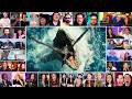 (40+REACTORS) Pterosaur Attack Scene | Jurassic World (2015) reaction mashup | BEST SCENES