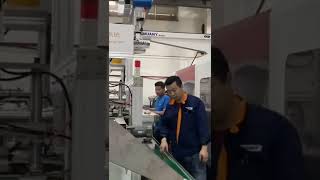 disposable spoon fork knife injection molding and packing in automation