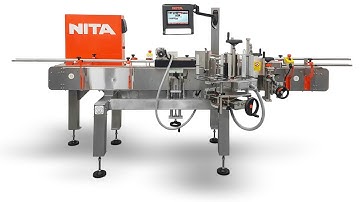 Full Wrap Around Inline Label Application on Small and Medium Round Hand Sanitizer Bottles