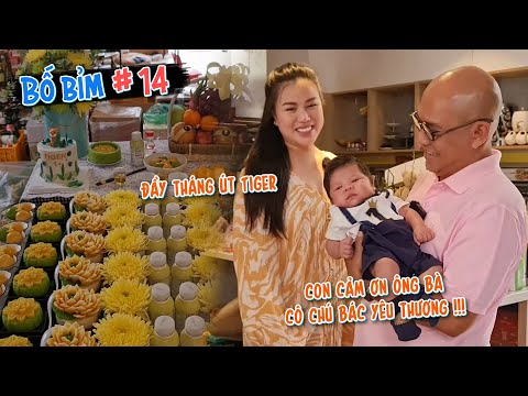 Video Bố Bỉm #14: Hôm nay đầy tháng con Tiger diện đồ chờ cô... - youtube