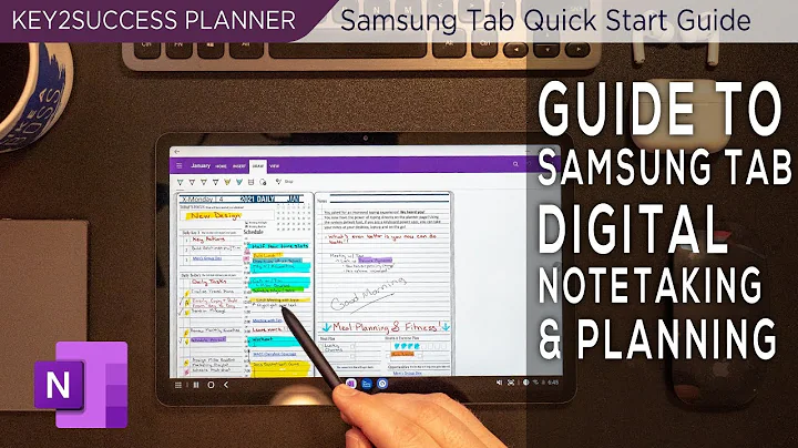 How To Use Samsung Tab for Digital Notetaking usin...