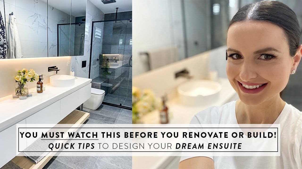 HOME SERIES | EN-SUITE + BATHROOM DESIGN AND RENOVATION IDEAS PART 1