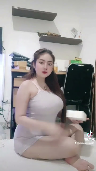 Tiktok hot gunung gede bunda Riska