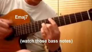 Video thumbnail of "how to play WHAT A FOOL BELIEVES on guitar - plus key chords"