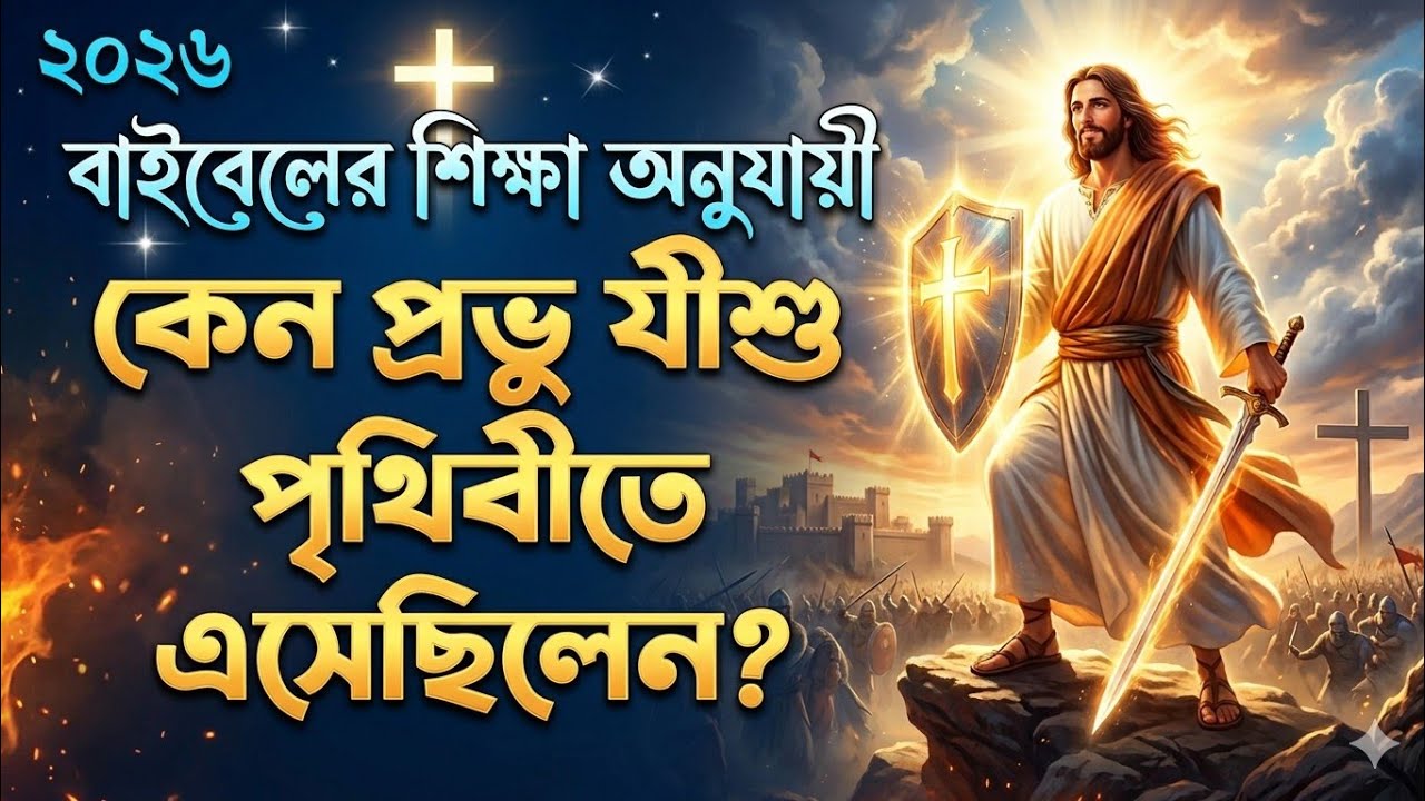 কেন প্রভু যীশু পৃথিবীতে এসেছিলেন?//#ঈশ্বরেরমন্ডলীবাক্যেরভিডিও #ঈশ্বরেরমন্ডলী #বীনাপ্রামানিক