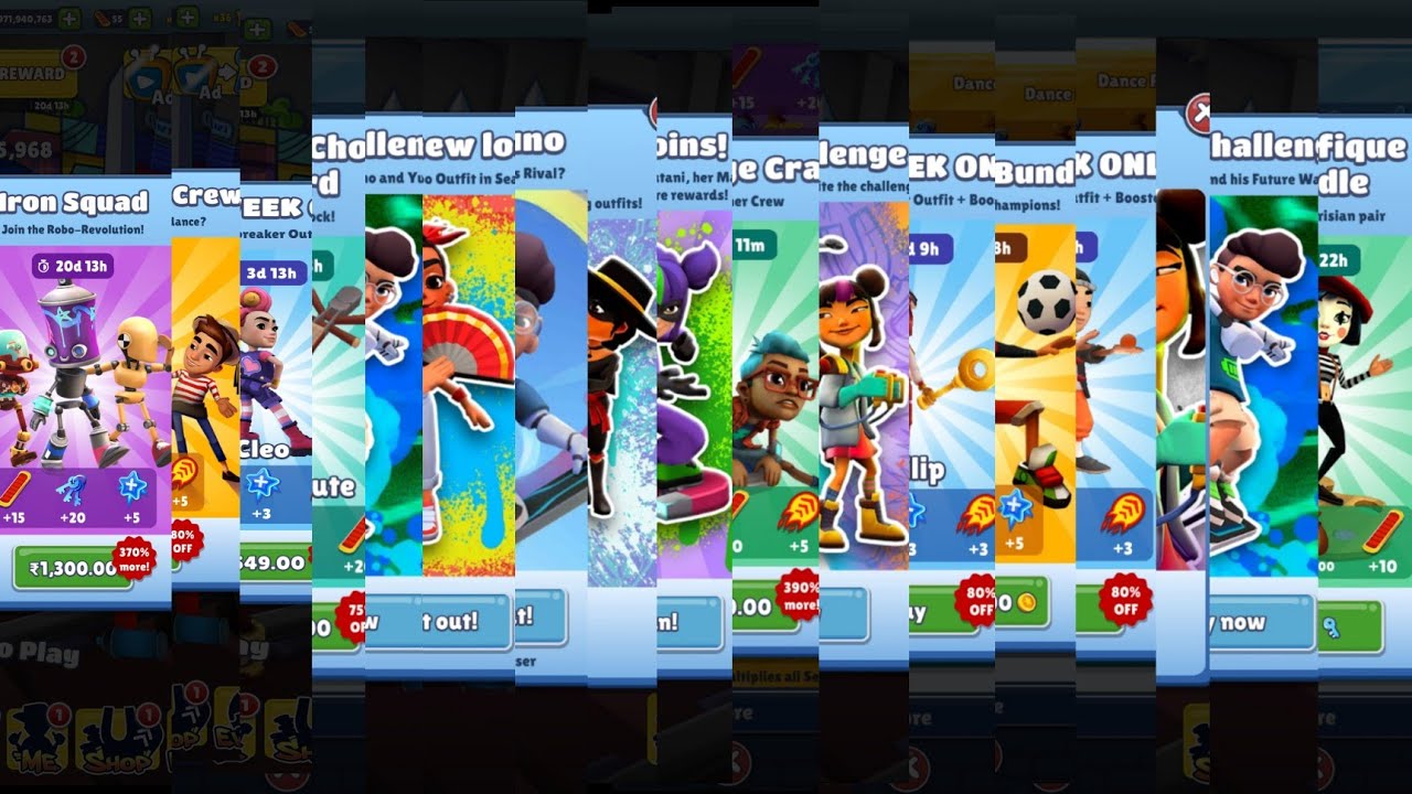 All Upcoming bundles of Subway Surfers by Time Travel in Subway Surfers World Tour Buenos Aires 2023