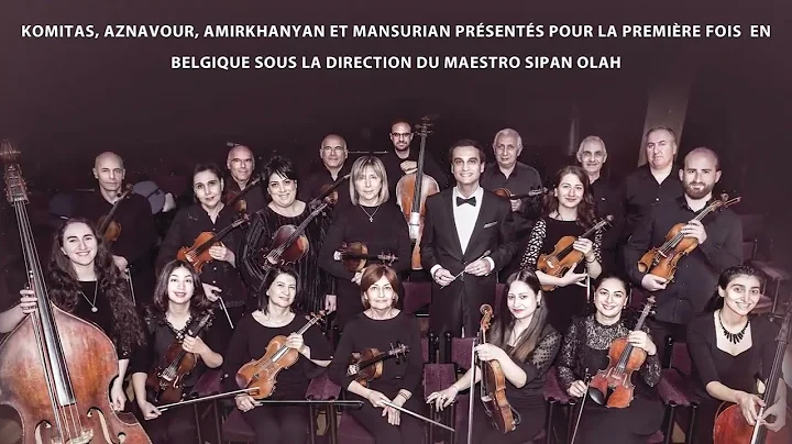 NCOA and Sipan Olah Brussels concert video advert 23 10 2024