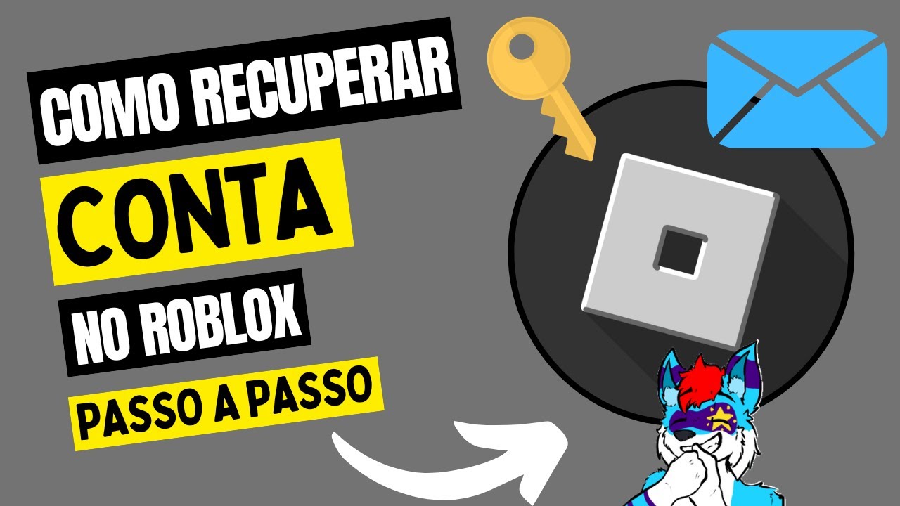 COMO RECUPERAR CONTAS DO ROBLOX!! FÁCIL !! 