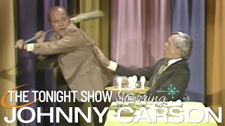 Dom Deluises Egg Trick Does Not Go As Planned - Carson Tonight Show - 