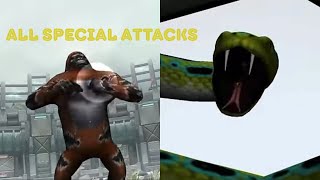 All Glacier Creatures Special Attacks in Jurassic Park Builder