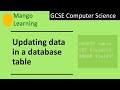 Update a database table