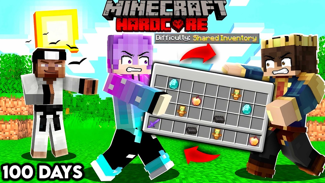 Shared Inventory Minecraft Can we Beat This Minecraft World with Shared Inventory - YouTube