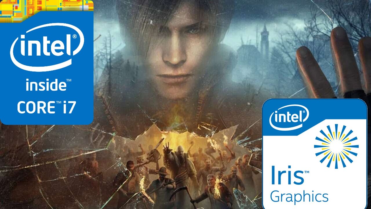 Resident Evil 4 Remake Demo Intel IRIS 540(Low End Pc) Only 8GB