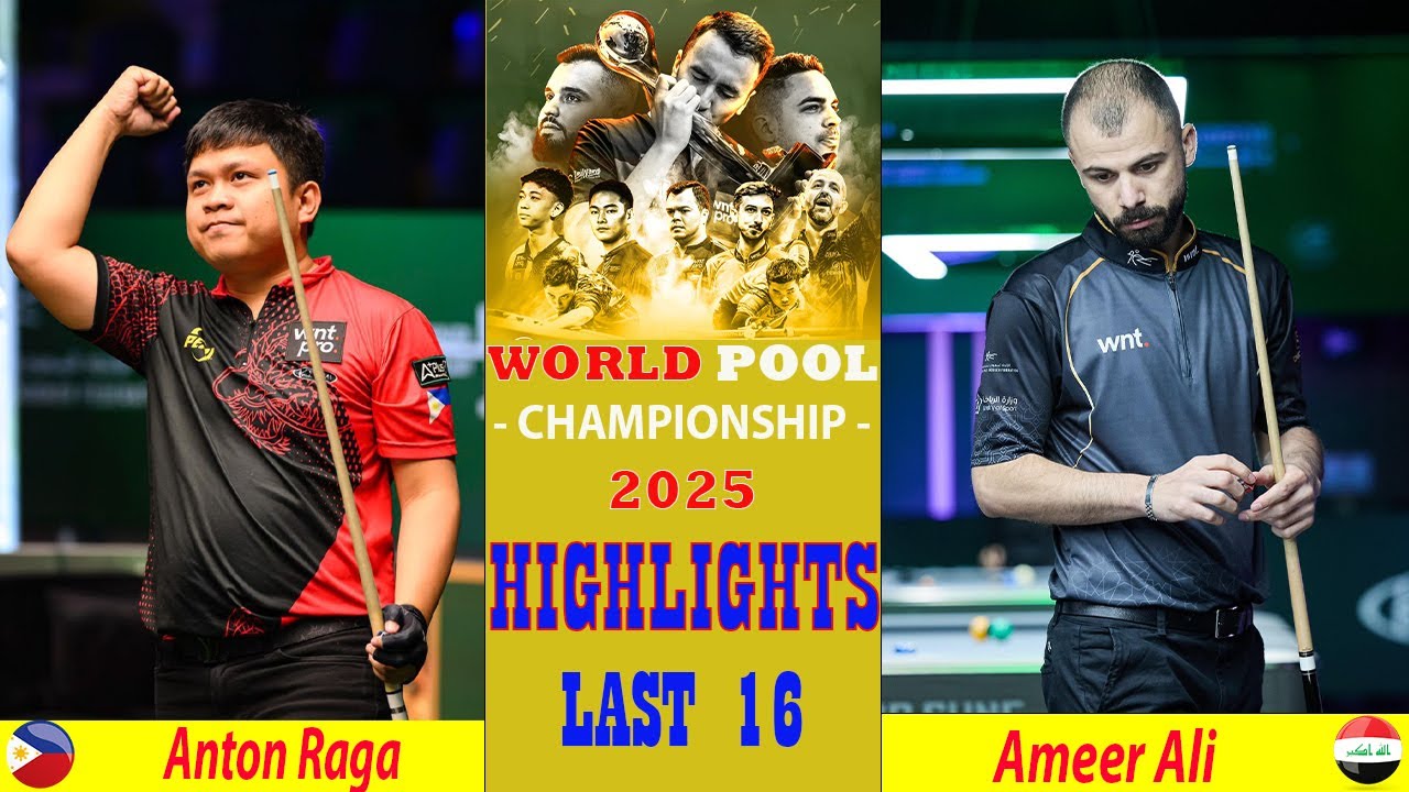 ПОСЛЕДНИЕ 1/8 | Антон Рага против Амира Али | Чемпионат мира по пулу 2025 года