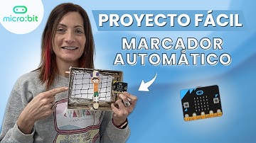 🥅 Portería Inteligente 🤖 IDEA proyecto fácil con MICRO:BIT y SERVO | ValPat