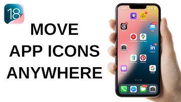 How to Move App Icons Anywhere on iPhone Homescreen - iOS 18
