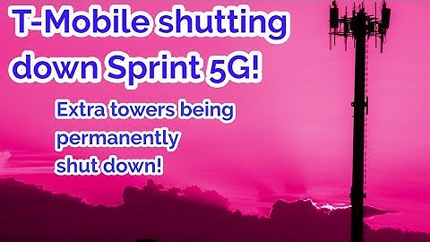 T-Mobile | This hurts bad! Sprint 5G shutting down & extra towers down permanently!