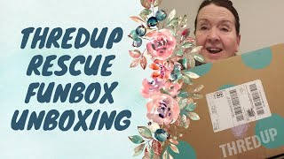 ThredUp Rescue Fun Box unboxing  I got something pretty great!