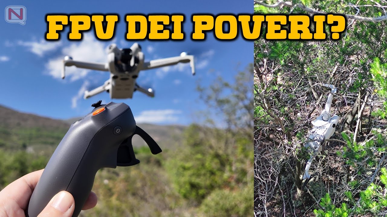 DJI MINI 4 PRO in FPV: Perseverare è diabolico? Ho rifatto il volo del CRASH
