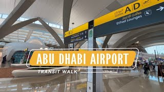 How to Transit Zayed Airport Abu Dhabi - Simple Walkthrough Terminal A