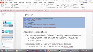 Platform for Hybrid Cloud with SQL Server 2014, 03, SQL Server Data Files in Windows Azure
