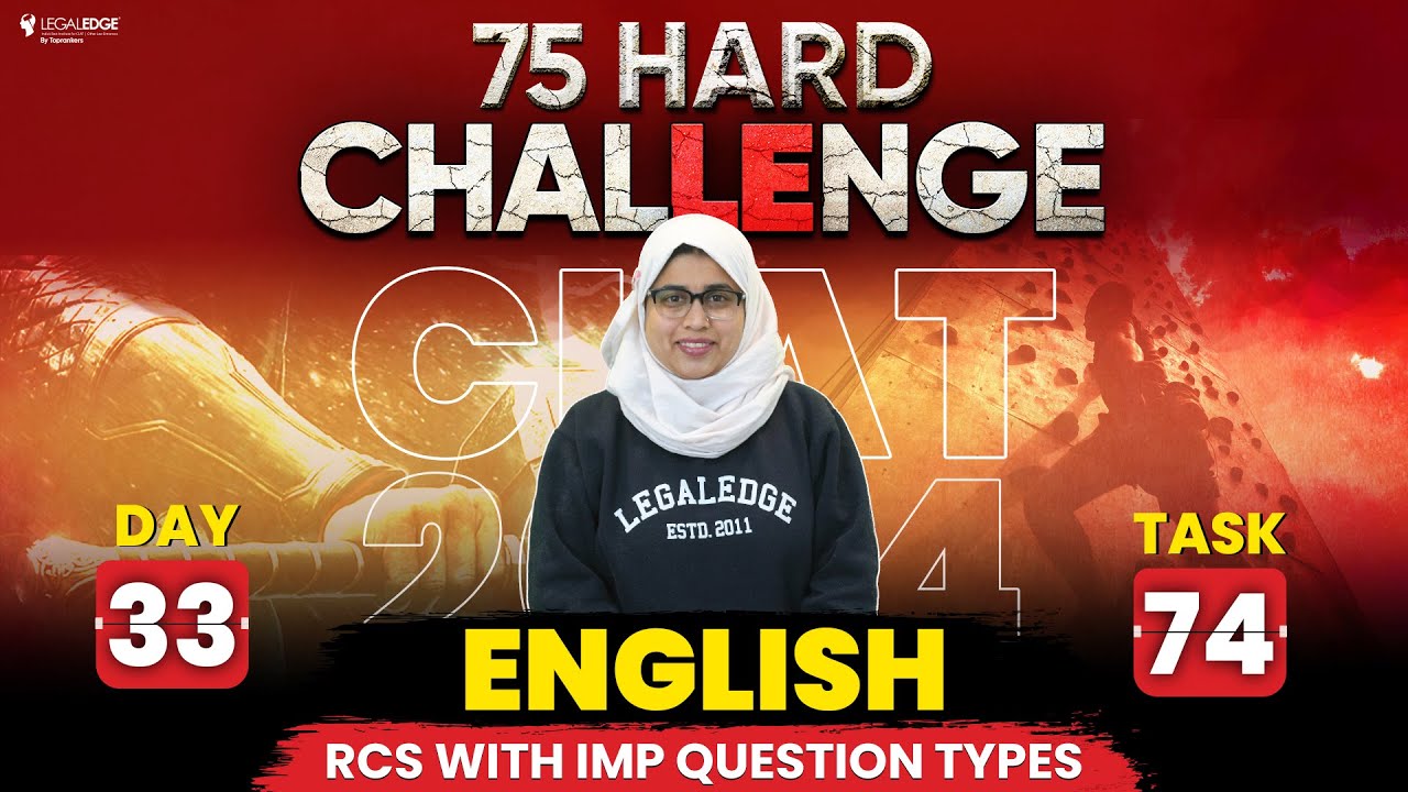 Day 33 - Task 74 | Reading Comprehension for CLAT 2024 English ...