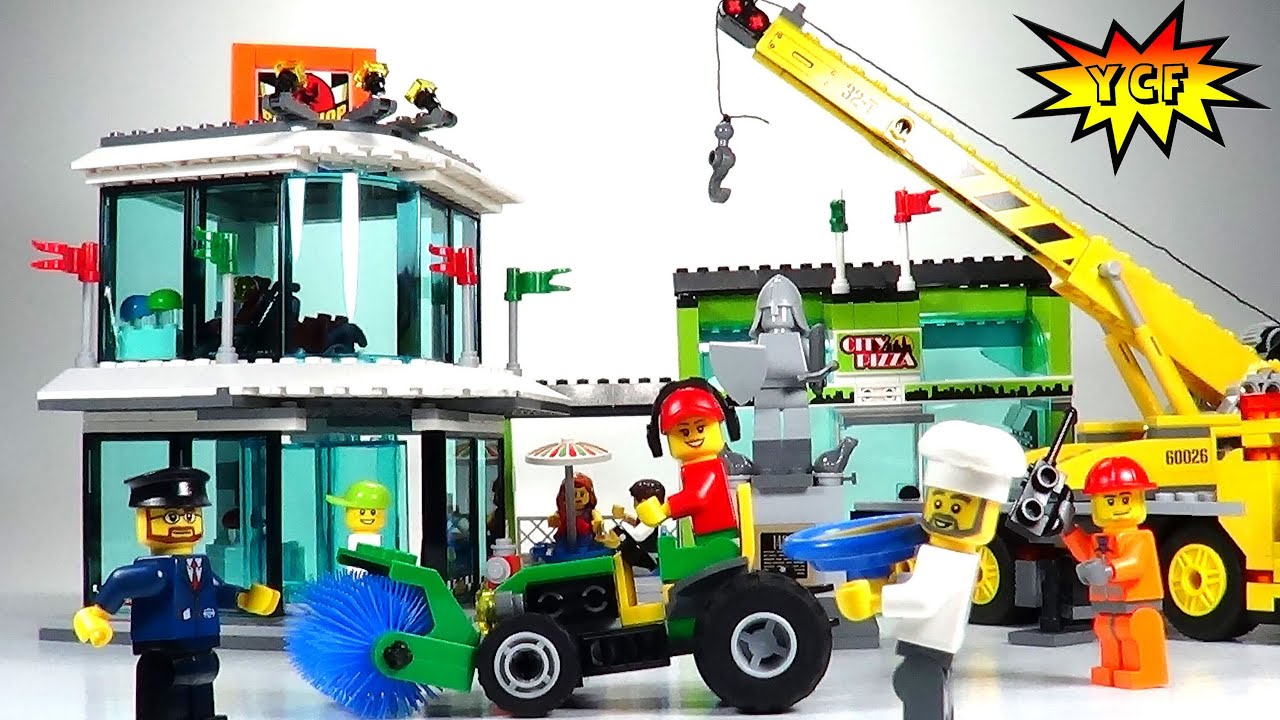 LEGO City Town Square Review - LEGO 60026 - YouTube