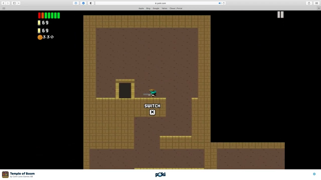 В эпизоде ​​«На вершине храма: Стремительный рывок» в игре Temple of Boom #5