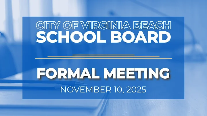 School Board Meeting - 11/10/2025