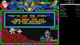 Spellbound Dizzy speedrun - Cheat (all yolkfolk) in 1'39.6
