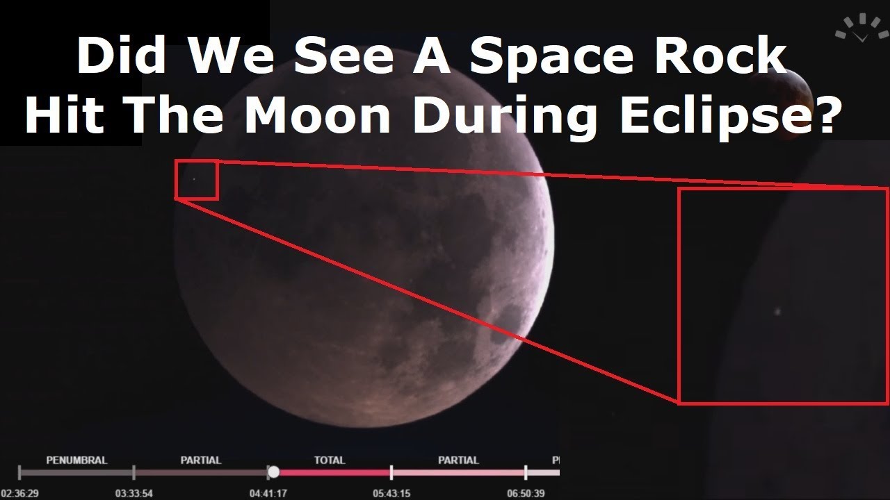 A Space Rock Hit The Moon During The Eclipse