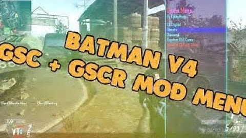 BATMAN V4 GSC MOD MENU SHOWCASE BO2 (1.19) HOSTED BY HomeTownMods