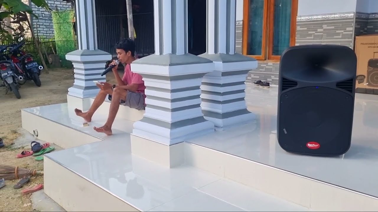 Test Karaoke Outdoor Speaker Baretone Max15MHWR 15 inch Paling Laris